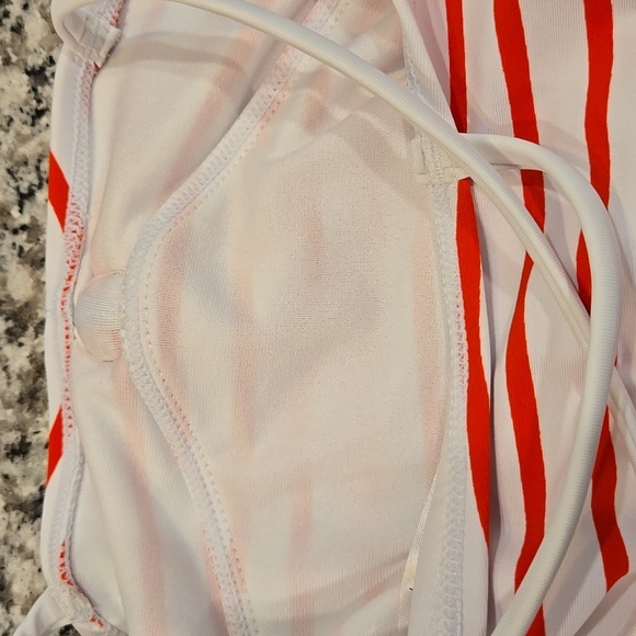 JANIE AND JACK RECYCLED STRIPED AMERICANA SWIMSUIT. SIZE 3 - Picture 7 of 8